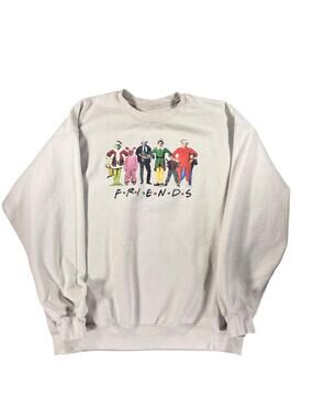 Friends Christmas Movie Sweatshirt Grinch Elf Home Alone